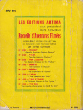 Verso de Aventures Film (1re série - Artima) -Rec2330- Recueil n°2330 (du n°43 au n°48)