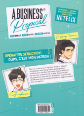 Verso de A Business Proposal -4- Tome 4