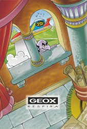Verso de Magic Geox -3PUB- Magic Geox, Leonardo e... l'invenzione