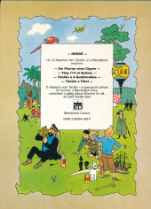 Verso de Tintin (en langues régionales) -4Bernois- Em Pharao siner Cigare