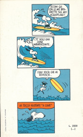 Verso de Peanuts (en italien - Rizzoli) -132- Le vacanze di Charlie Brown