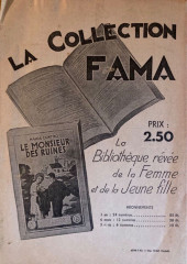 Verso de Les cahiers d'Ulysse -21- Le dernier bandit