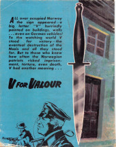 Verso de Commando (D.C Thompson - 1961) -672- V For Valour