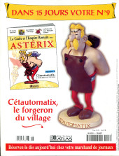 Verso de Astérix (Collection Atlas - Statuettes) -8- César, vainqueur de la Gaule