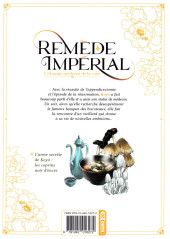 Verso de Remède Impérial - L'étrange médecin de la cour -4- Tome 4