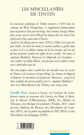 Verso de Tintin - Divers -2025/03- Les miscellanées de Tintin