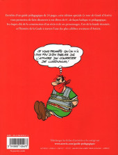 Verso de Astérix (Hachette) -5ES1- Le tour de Gaule d'Astérix