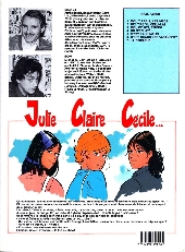 Verso de Julie, Claire, Cécile -7- La disparue !