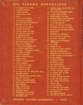 Verso de Les albums merveilleux (Gautier-Languereau) -64a1961- Bécassine chez les Peaux-Rouges