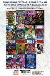 Verso de Kull The Conqueror - The original Marvel years Omnibus -OMNI- Kull The Conqueror