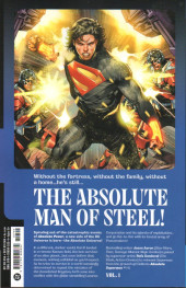 Verso de Absolute Superman (2024) -INT01- Last dust of Krypton