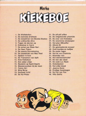 Verso de Kiekeboe / De Kiekeboes -40- Villa Delfia