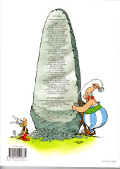 Verso de Astérix (Hachette) -5c2022/01- Le tour de Gaule d'Astérix