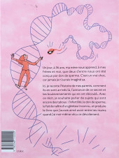 Verso de La meuf en paillettes - La meuf en paillettes - Je suis née d'un don de sperme