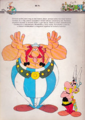 Verso de Astérix (en langues étrangères) -1Hongrois- Asterix a gall