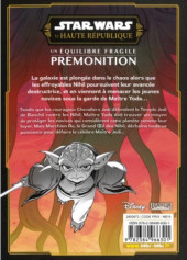 Verso de Star Wars - La Haute République - Un équilibre fragile -4- Tome 4