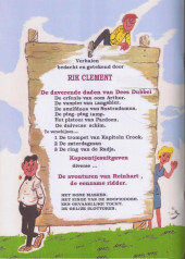 Verso de Dees Dubbel en Cesar (De daverende daden van) -Pir- De duivelse schim