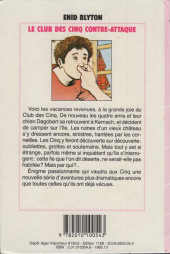 Verso de Le club des Cinq (Poche) -31984- Le club des cinq contre-attaque