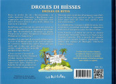 Verso de Drôles de bêtes -Liégeois- Drôles de bêtes - Droles di bièsses