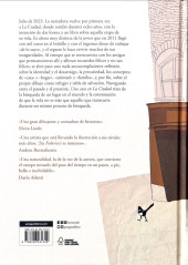 Verso de Una casa en La Ciudad