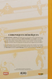 Verso de (DOC) Marvel Comics -a2026- L'histoire de l'univers Marvel