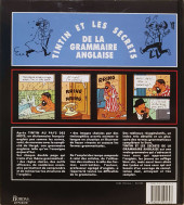 Verso de Tintin - Divers -1993- Tintin et les Secrets de la grammaire anglaise