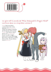 Verso de Miss Kobayashi's Dragon Maid - Kanna's Daily Life -5- Tome 5