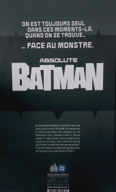 Verso de Absolute Batman -2- Abomination