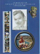 Verso de Tintin - Divers -2021- Tintin et le mystère de la Toison d'or (roman photos)