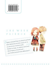 Verso de One Week Friends -5- Tome 5