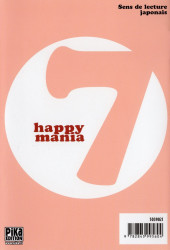 Verso de Happy mania -7- Volume 7