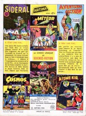 Verso de Aventures fiction (1re série) -8- L'homme le plus grand qu'il y eut sur la Terre