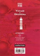Verso de Voyage à Uroshima