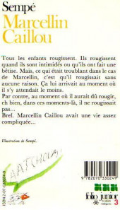Verso de Marcellin Caillou - Tome Poch1985