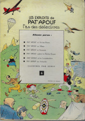 Verso de Pat'Apouf -5- Pat'Apouf prend des Vacances