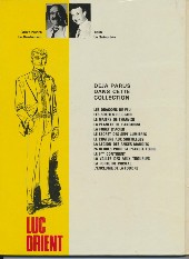 Verso de Luc Orient -3e1982- Le maître de Terango