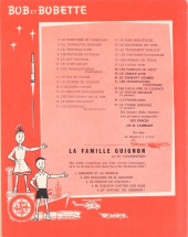 Verso de Bob et Bobette (2e Série Rouge) -34- L'attrape-sons