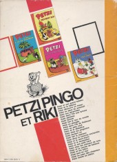 Verso de Petzi (1e Série) -21- Petzi chez les animaux de lune