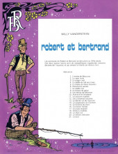 Verso de Robert et Bertrand -21- Le duel