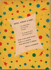Verso de Petzi (1e Série) -3- Petzi découvre un trésor