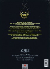 Verso de Aquablue -3- Le Mégophias