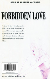 Verso de Forbidden Love -10- Tome 10
