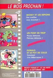 Verso de Mickey Parade -141- Coup de foudre: Picsou craque