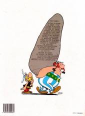 Verso de Astérix -1g1989- Astérix le Gaulois