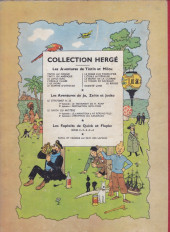 Verso de Tintin (Historique) -7B09- L'île noire