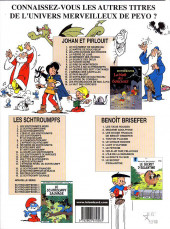 Verso de Johan et Pirlouit -14a2000- La horde du corbeau