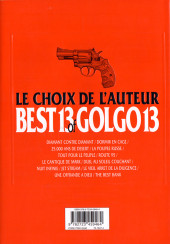 Verso de Golgo 13 (Best 13 of) -2- Best 13 of Golgo 13 - Le Choix de l'auteur