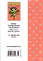 Verso de Sergent Keroro -6- Tome 6