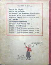 Verso de Tintin (Historique) -4A18- Les cigares du pharaon