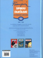 Verso de Spirou et Fantasio (Intégrale Dupuis 2) -5- Mystérieuses créatures (1956-1958)